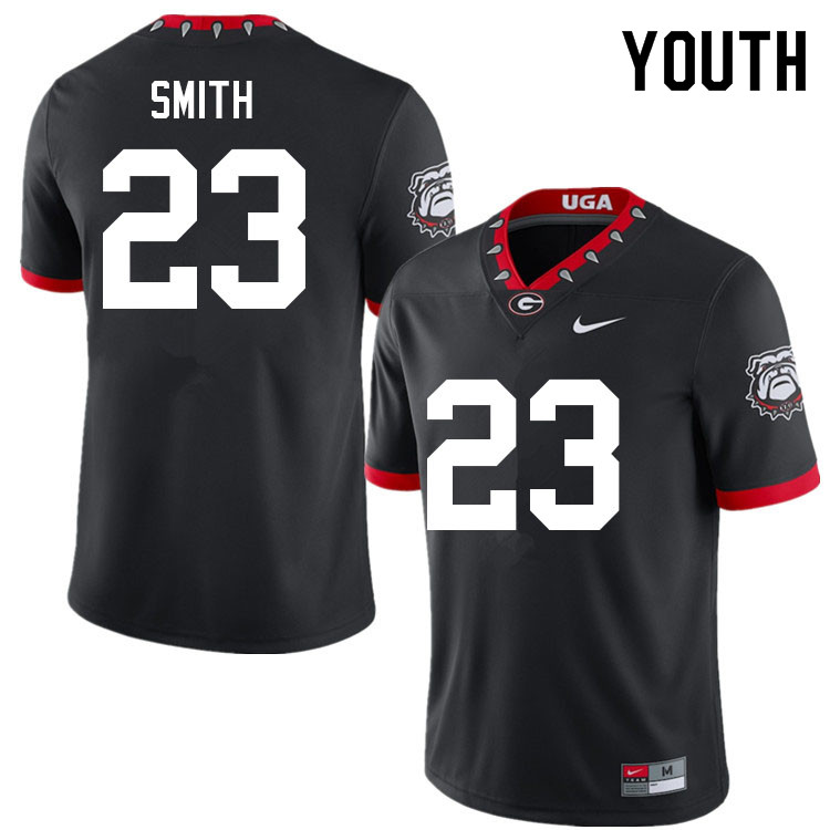 Youth #23 Tykee Smith Georgia Bulldogs College Football Jerseys Sale-100th Anniversary - Click Image to Close